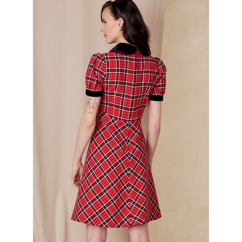 Patron Vogue 1822 F5 - Robe empire à col Claudine