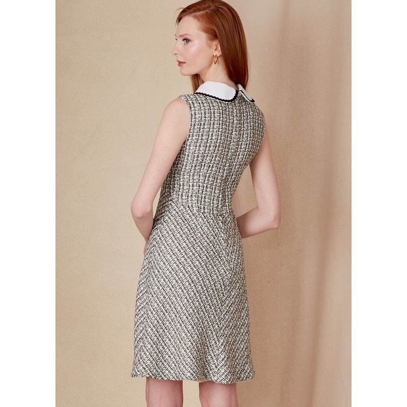 Patron Vogue 1822 F5 - Robe empire à col Claudine