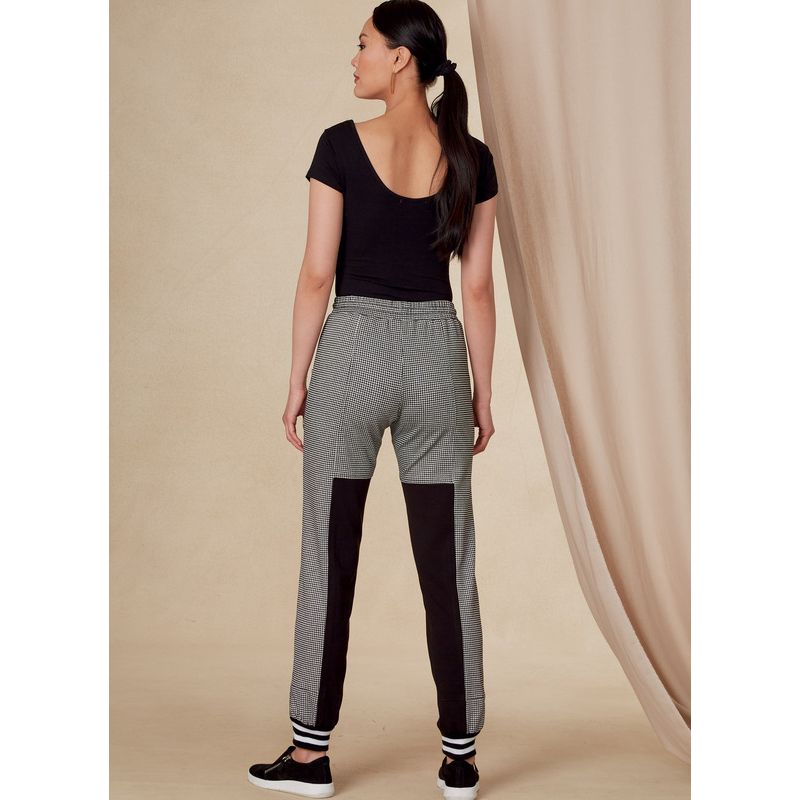 Patron Vogue 1828 A - Jogger à taille élastiquée avec poches avant