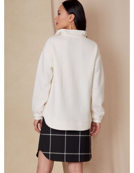 Patron Vogue 1833 A - Ensemble femme : top, chemise, jupe et pantalon