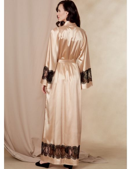 Patron Vogue 1834 F5 - Ensemble lingerie femme : peignoir, nuisette, short et robe