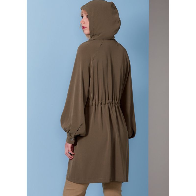 Patron Vogue 1840 A - Veste femme zippée à manches raglan et taille resserrée