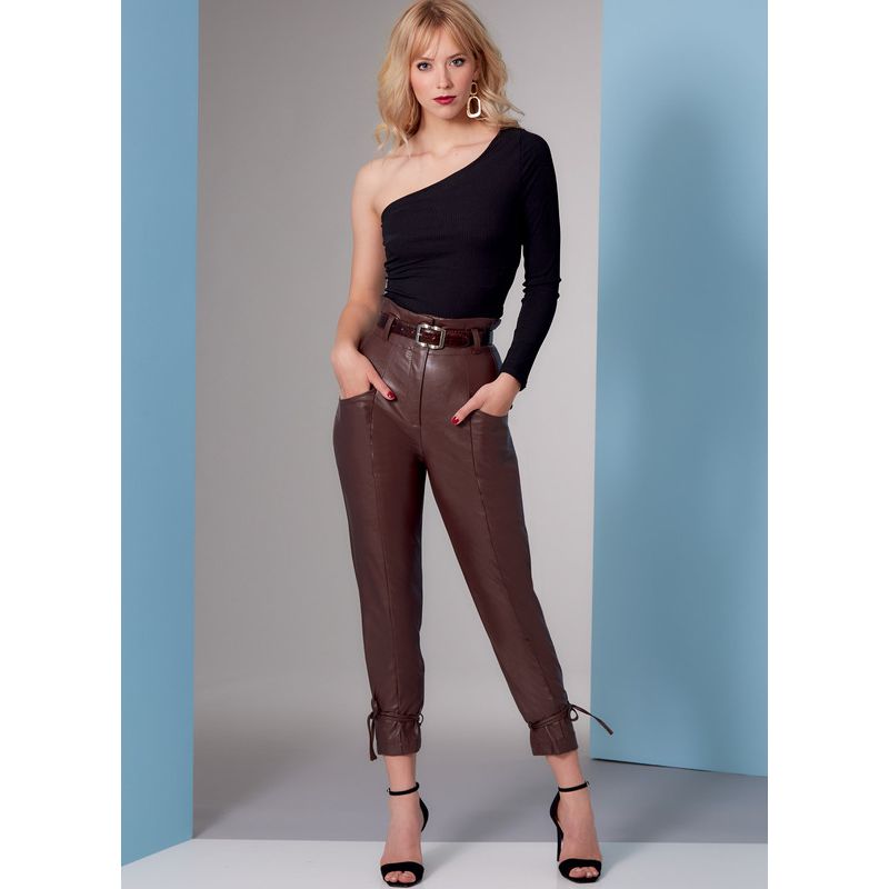 Patron Vogue 1848 B5 - Pantalon court à taille haute, style carotte