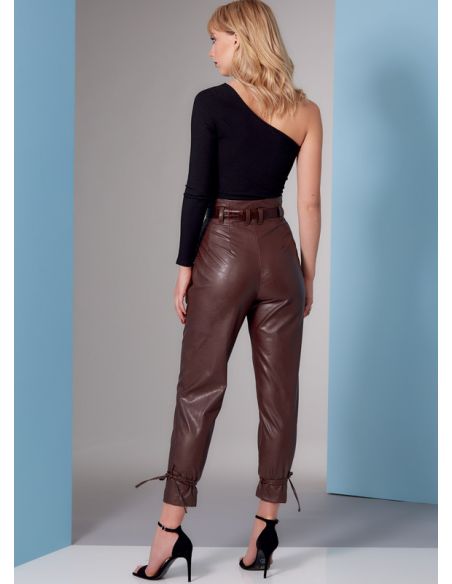 Patron Vogue 1848 B5 - Pantalon court à taille haute, style carotte
