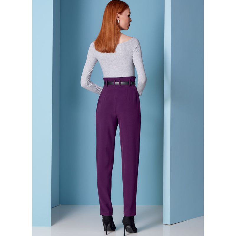 Patron Vogue 1848 B5 - Pantalon court à taille haute, style carotte