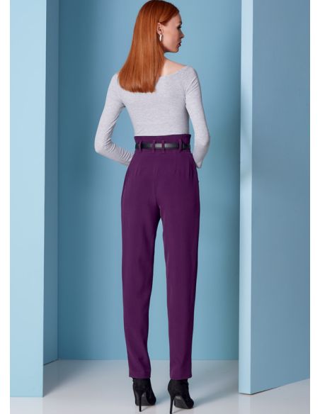 Patron Vogue 1848 B5 - Pantalon court à taille haute, style carotte