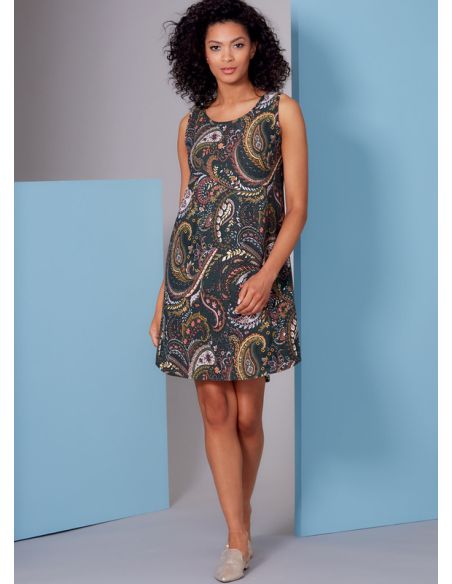 Patron Vogue 1852 A - Ensemble : robe, top, tunique et legging