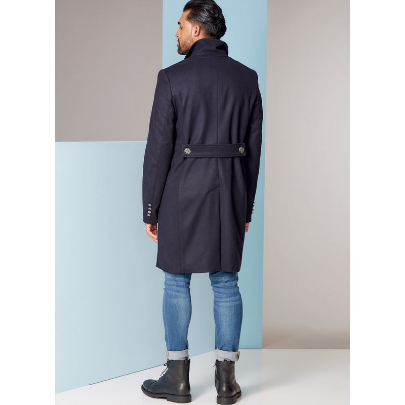 Patron Vogue 1853 MXX - Manteau homme style caban croisé