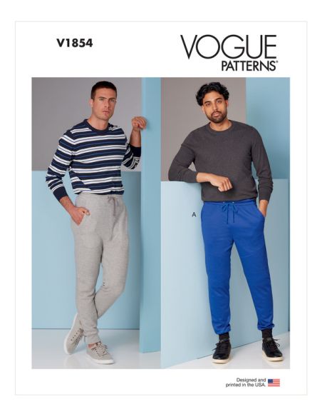 Patron Vogue 1854 MXX - Pantalon homme pour jogging