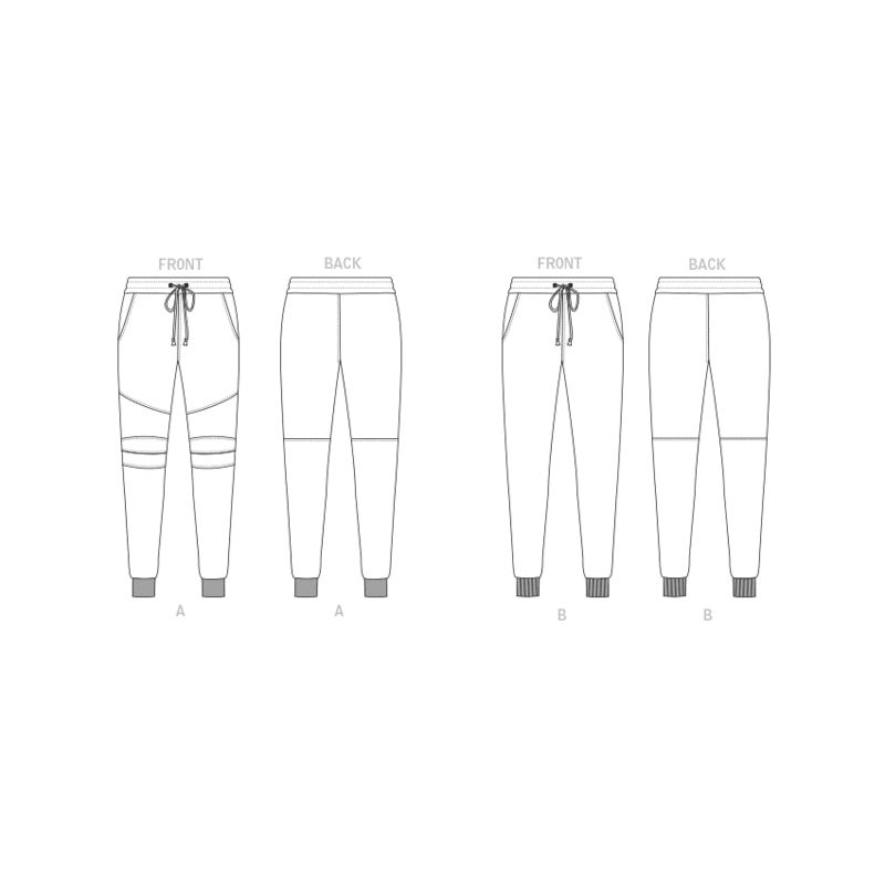 Patron Vogue 1854 MXX - Pantalon homme pour jogging