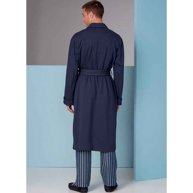 Patron Vogue 1855 MXX - Robe de chambre homme croisée à ceinture