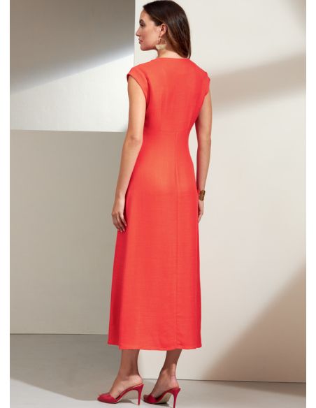 Patron Vogue 1859 B5 - Robe longue avec découpe empire