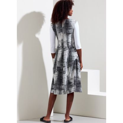 Patron Vogue 1860 F5 - Haut et robe en maille 2