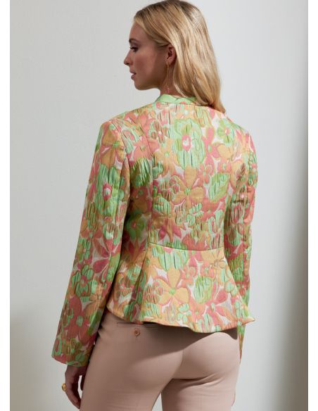 Patron Vogue 1865 F5 - Veste courte à fermeture zippée asymétrique