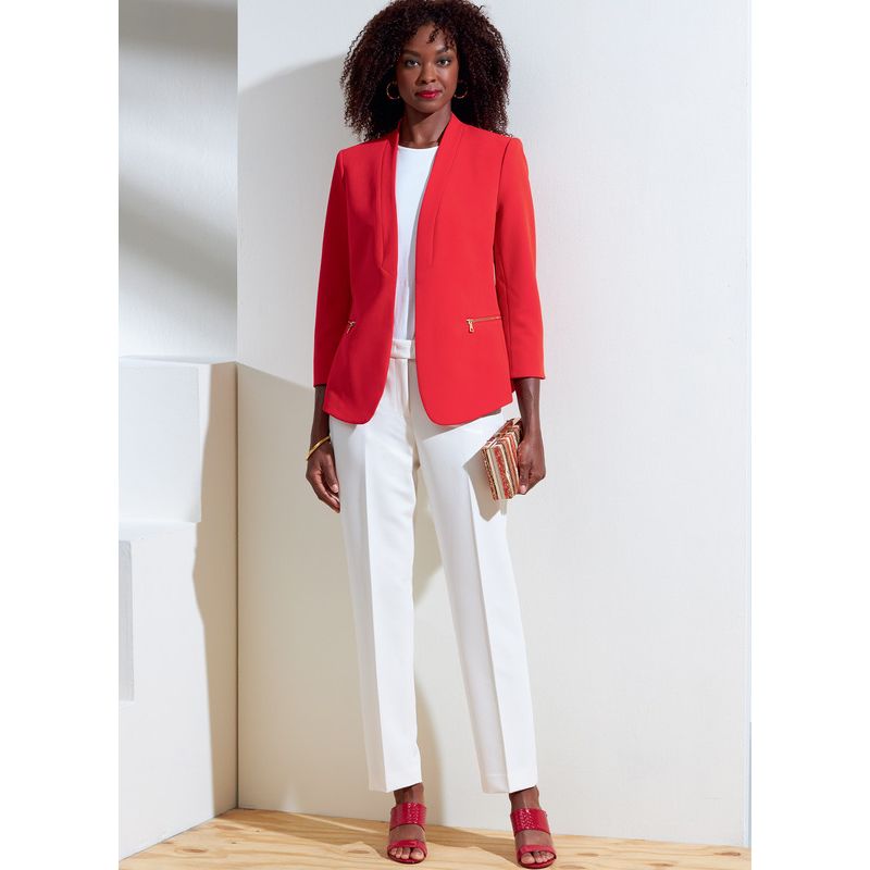 Patron Vogue 1867 F5 - Ensemble blazer et pantalon pour femme