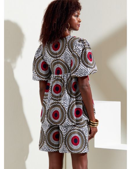 Patron Vogue 1871 A5 - Ensemble comprenant un top, un short et une jupe à élastique