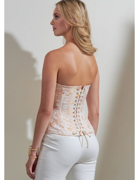 Patron Vogue 1876 F5 - Corset avec laçage au dos