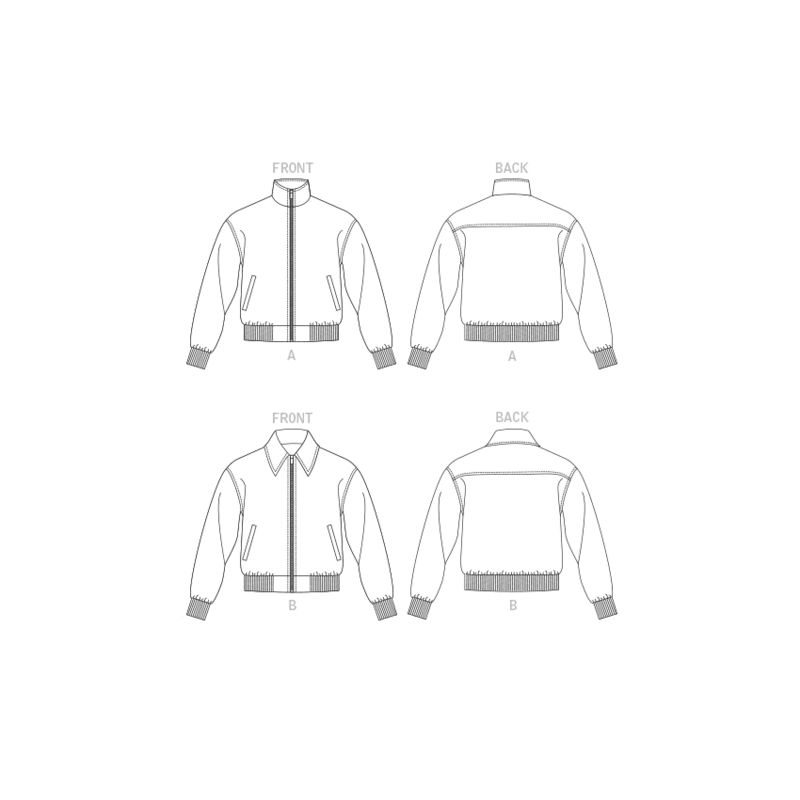 Patron Vogue 1877 XN - Blouson aviateur unisex