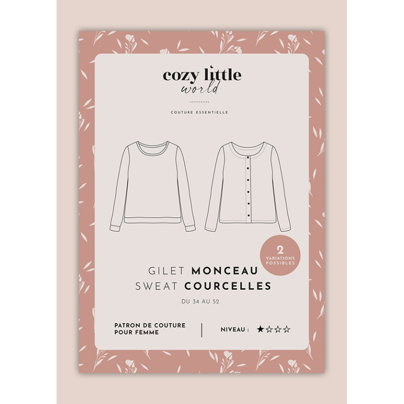 Patron Cozy Little World - Gilet Monceau & Sweat Courcelles