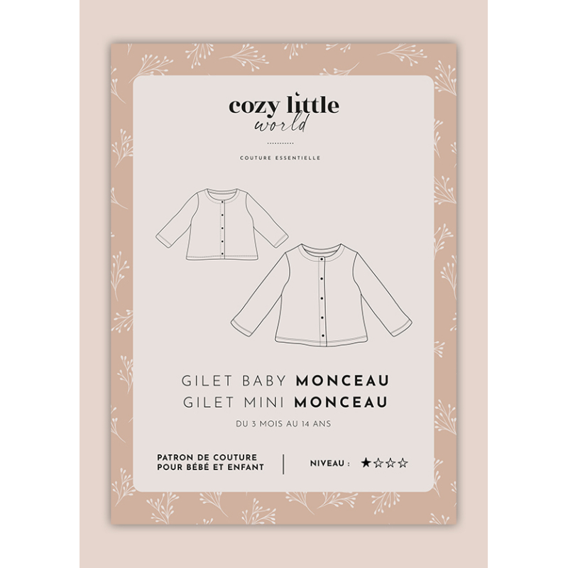 Patron Cozy Little World - Gilet Baby Monceau