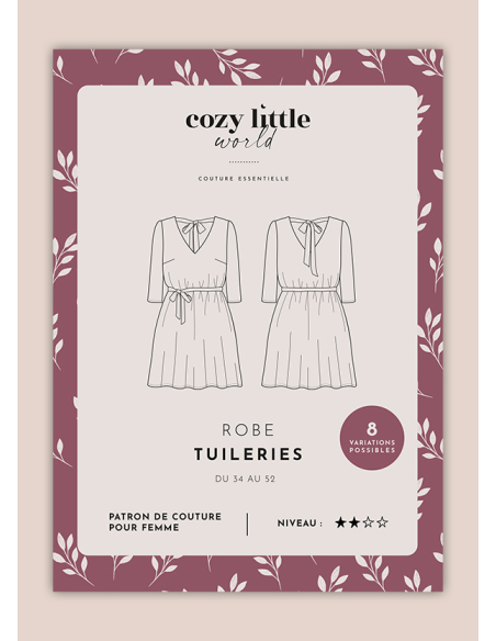 Patron Cozy Little World - Robe Tuileries