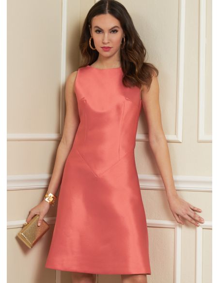 Patron Vogue 1879 A5 - Robe style trapèze