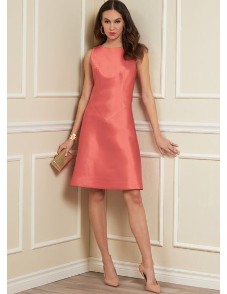 Patron Vogue 1879 A5 - Robe style trapèze