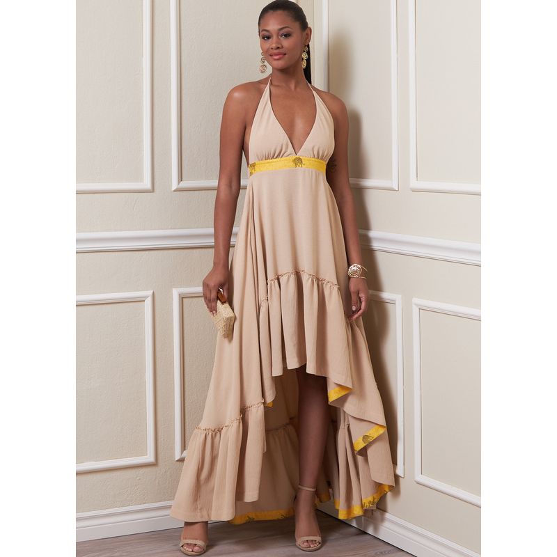 Patron Vogue 1881 Y - Robe à dos nu