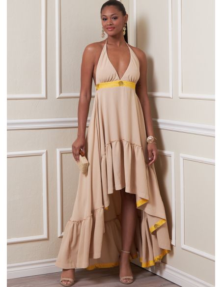 Patron Vogue 1881 ZZ - Robe à dos nu