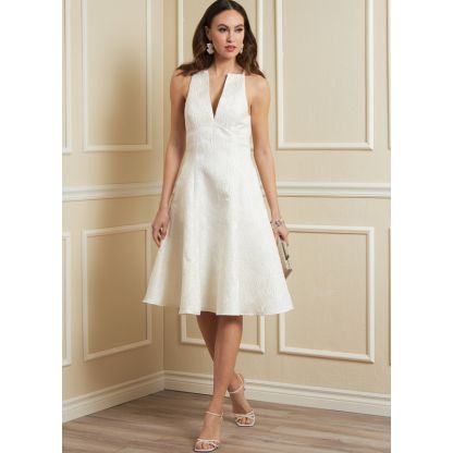 Patron Vogue 1882 Y5 - Robe adaptée aux tailles de bonnet A à D 2