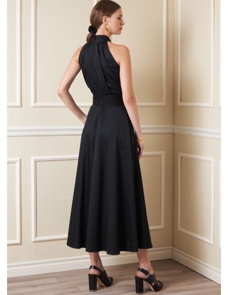 Patron Vogue 1883 A5 - Robe entrecroisée à dos nu