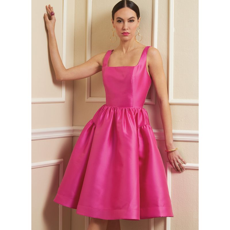 Patron Vogue 1884 E5 - Robe disponible pour tailles de bonnet A à D