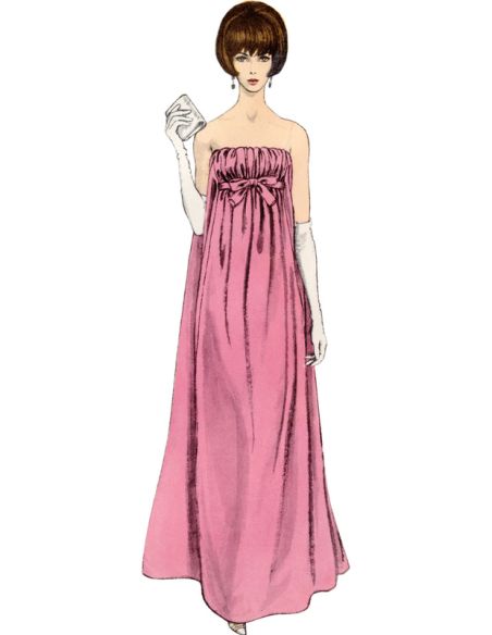 Patron Vogue 1885 F5 - Robe de soirée bustier