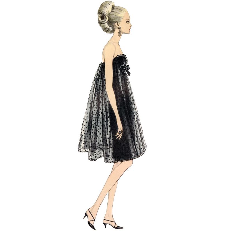 Patron Vogue 1885 F5 - Robe de soirée bustier