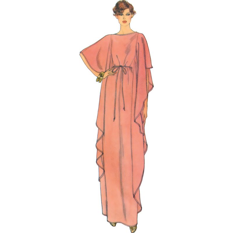 Patron Vogue 1886 A - Caftan large et fluide