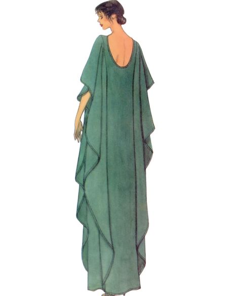 Patron Vogue 1886 A - Caftan large et fluide