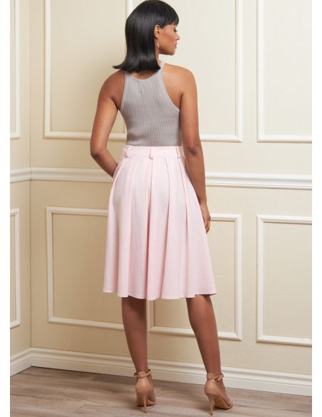 Patron Vogue 1890 F5 - Jupes évasées avec ceinture en forme