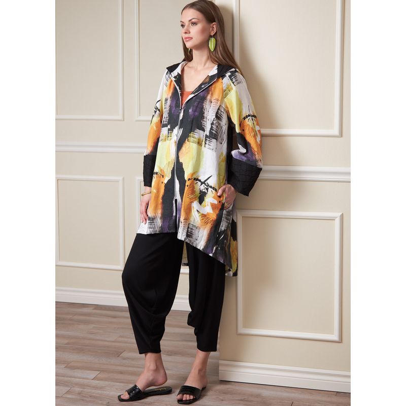 Patron Vogue 1891 A - Veste légère ample