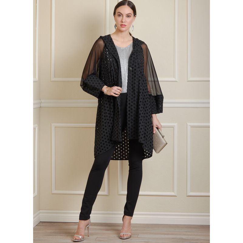 Patron Vogue 1891 A - Veste légère ample