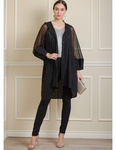 Patron Vogue 1891 A - Veste légère ample