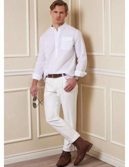 Patron Vogue 1895 MUU - Chemise, short et pantalon pour homme