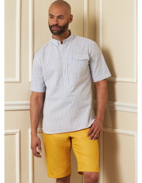 Patron Vogue 1895 MUU - Chemise, short et pantalon pour homme