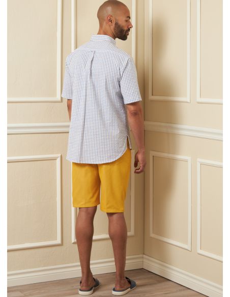 Patron Vogue 1895 MXX - Chemise, short et pantalon pour homme
