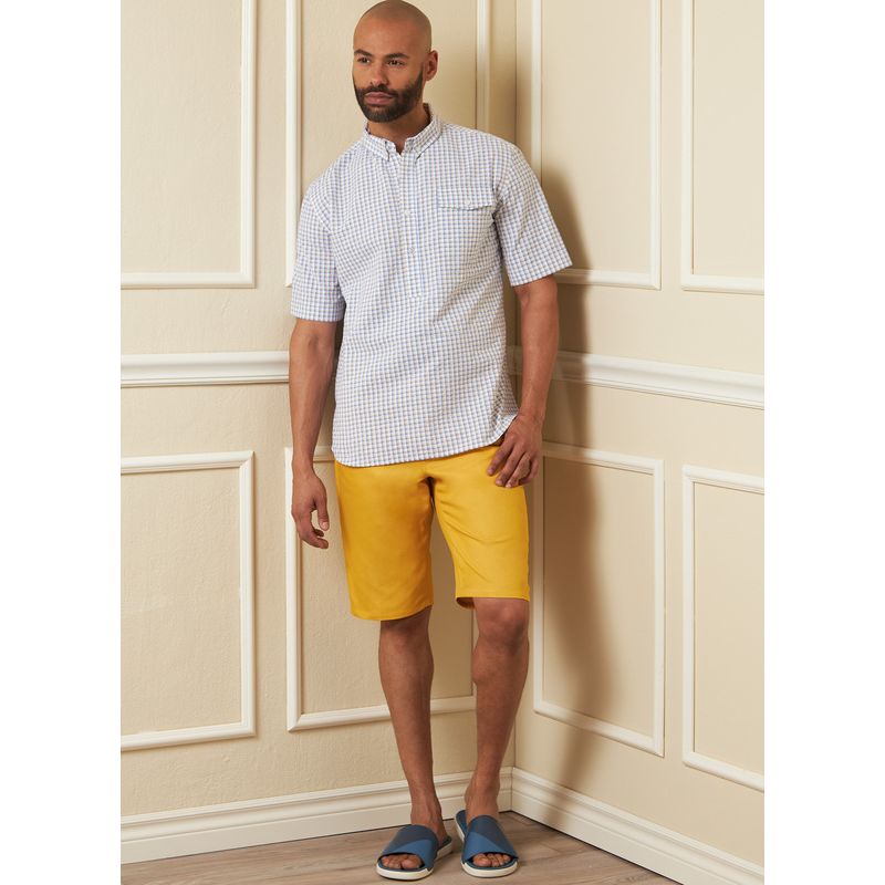 Patron Vogue 1895 MXX - Chemise, short et pantalon pour homme