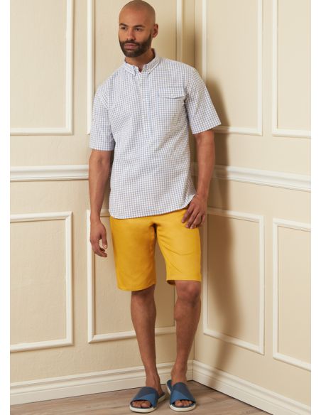 Patron Vogue 1895 MXX - Chemise, short et pantalon pour homme