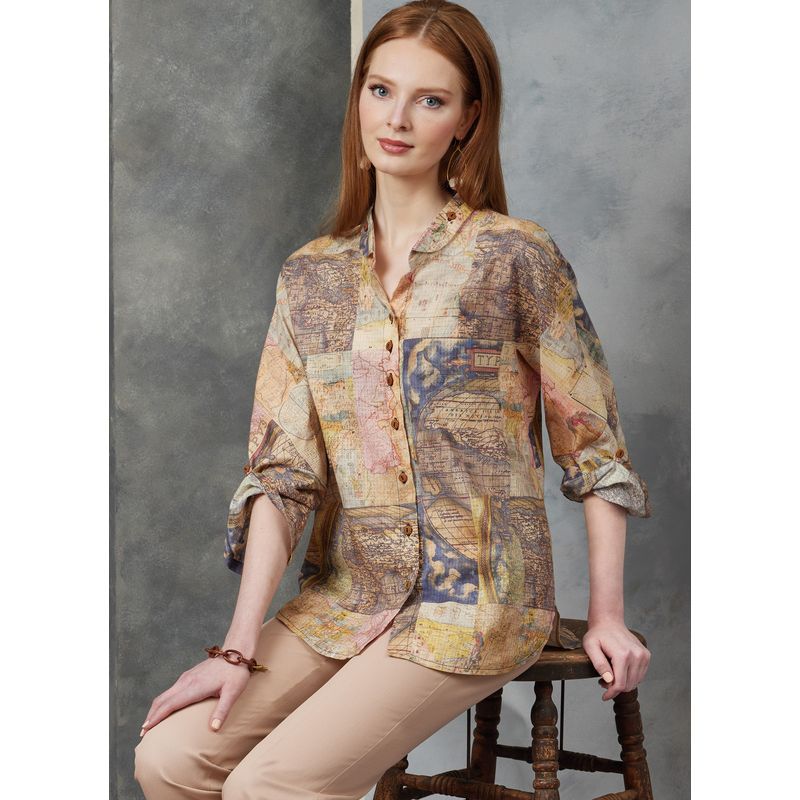 Patron Vogue 1899 ZZ - Chemises amples