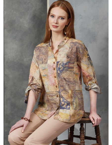 Patron Vogue 1899 ZZ - Chemises amples