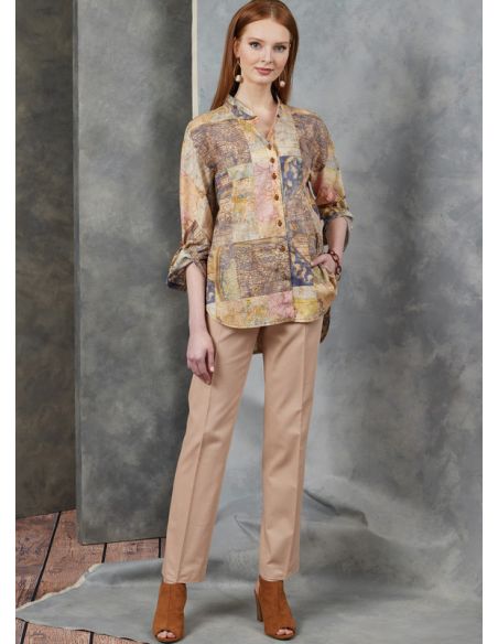 Patron Vogue 1899 ZZ - Chemises amples