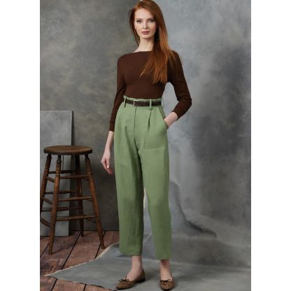 Patron Vogue 1900 B5 - Short et pantalon à taille haute 2