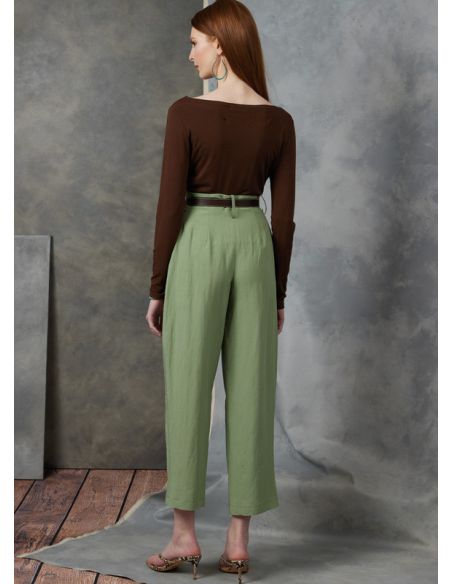 Patron Vogue 1900 B5 - Short et pantalon à taille haute